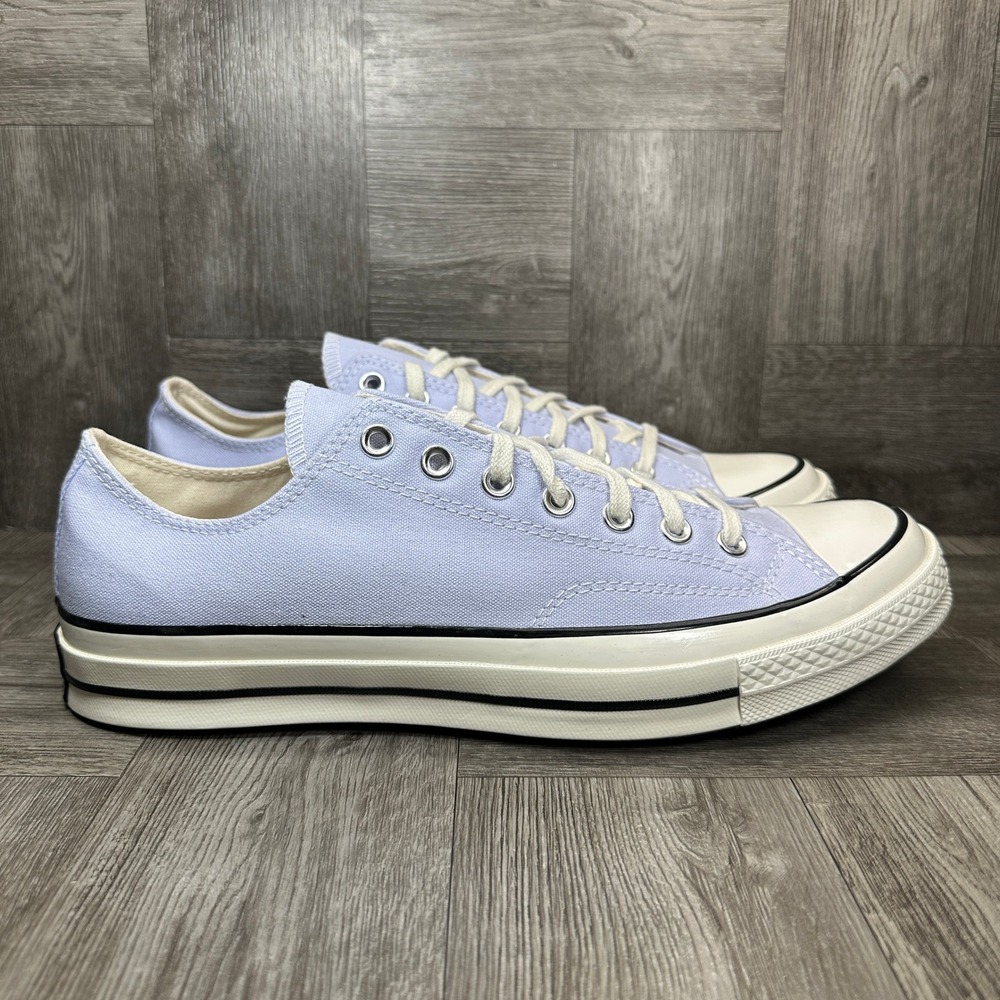 Converse Chuck 70 Ox Mens 11.5 Oxygen Light Blue Canvas Low Top Sneakers NEW